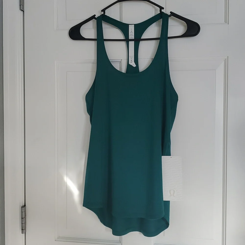 NWT Lululemon Tech Mesh Forest Tank Top Sz 4